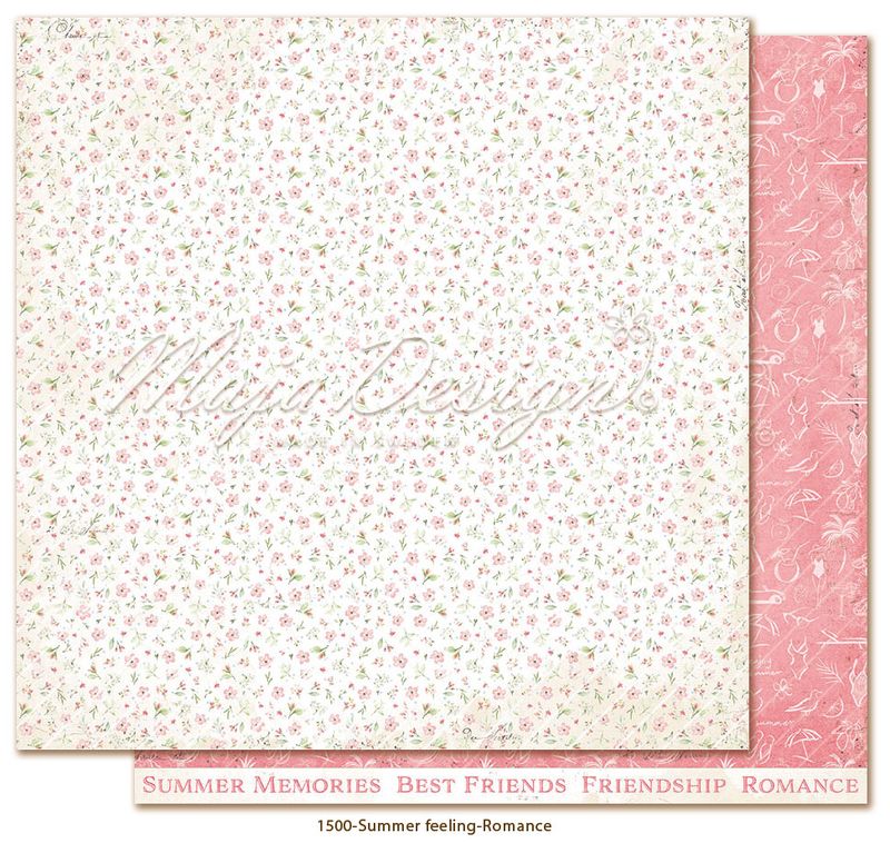Maja Design- Summer Feeling – 6×6 Blokk-- Møsnterark