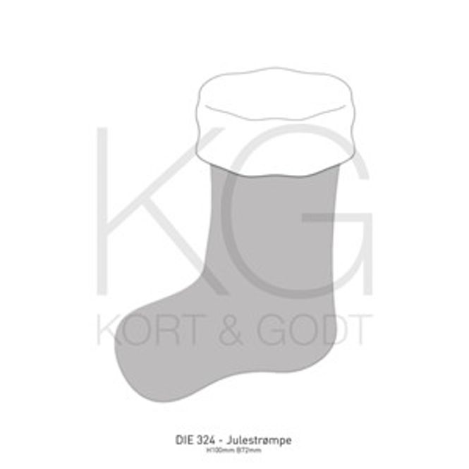Hovedbilde Kort og Godt- julestrømpe- Dies324