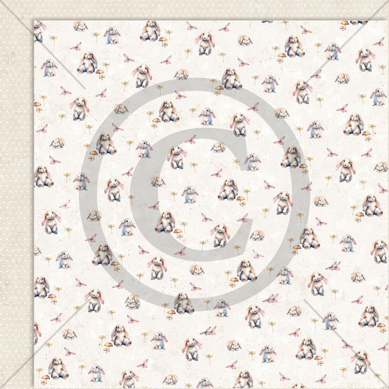 Papirdesign - Søte små venner - Myk og god -  pd 1446