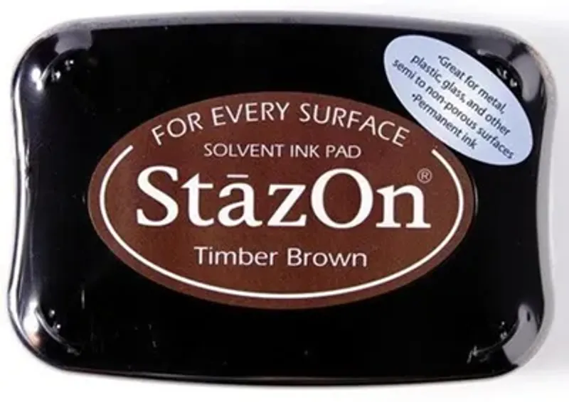 Stazon- Stempelpute- Timber Bown