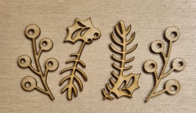 Hovedbilde Juleblader - Scrappehusets egen trepynt - Tj 43