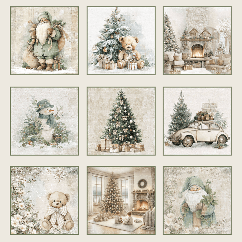 reprint-Paperpack  - Cozy Christmas Collection - 8x8