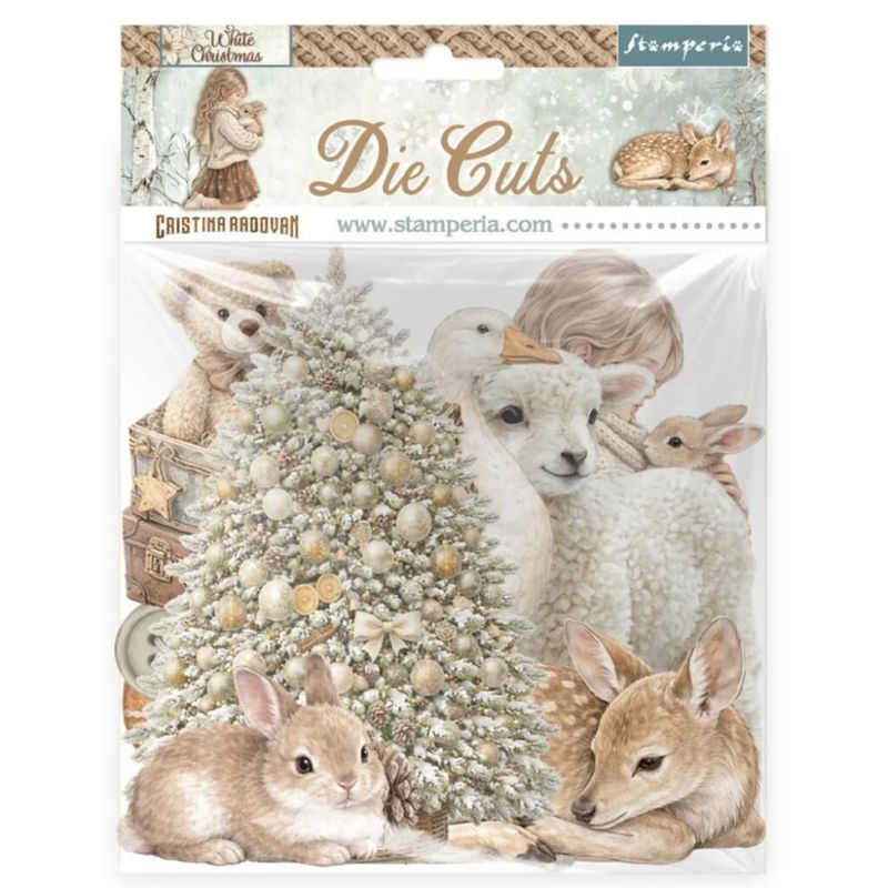 Stamperia- White Christmas – Die Cuts