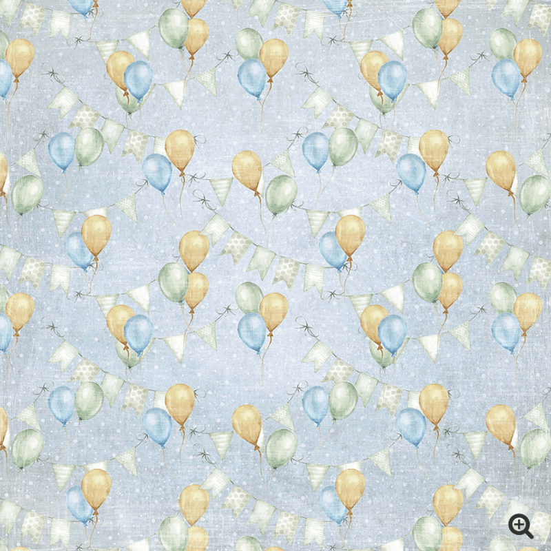Reprint-Paperpack- Vintage Baby- blokk- 6x6 Inch 