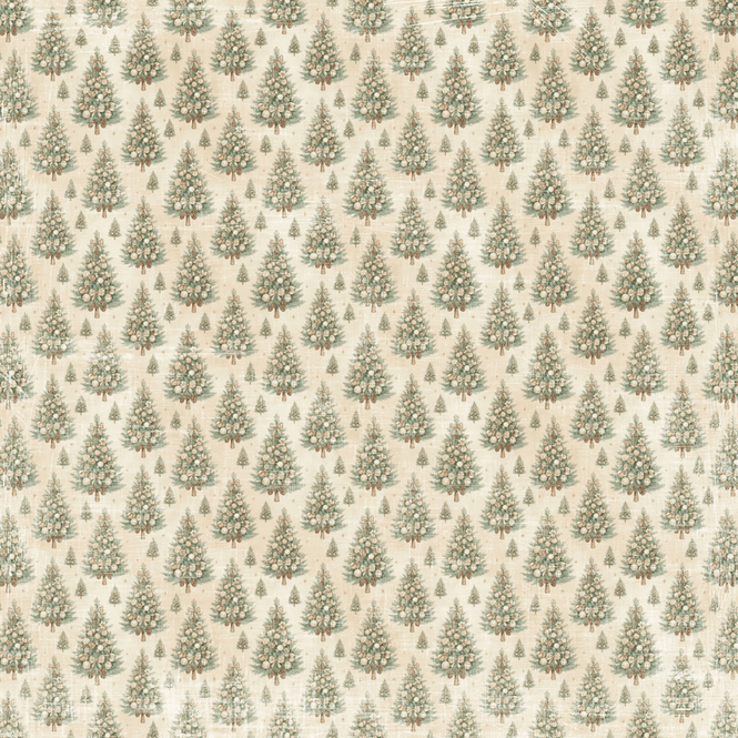 Hovedbilde Reprint-Papper Scrapbooking  - Christmas Tree - ...