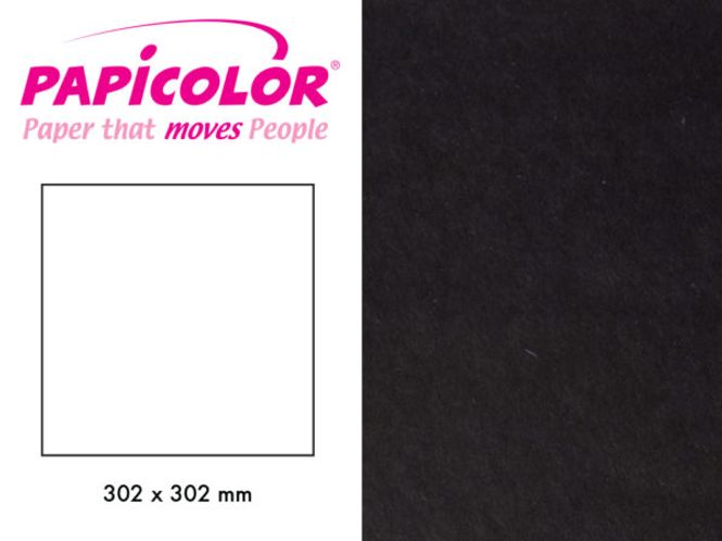 Hovedbilde Papicolor Kraft 302x302mm  324 Sort 