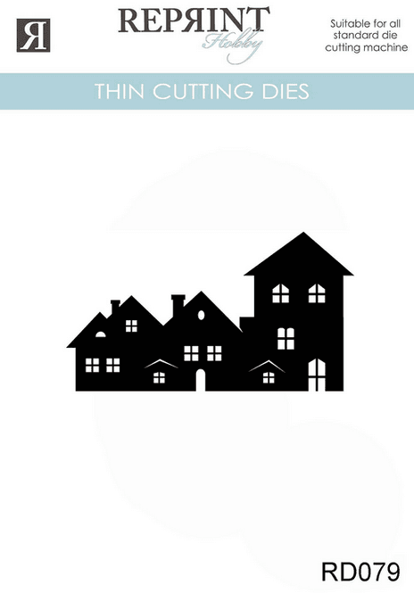 Hovedbilde Reprint - Dies - Hus - 77 x 42 mm-RD079