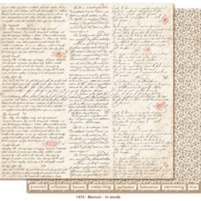 Hovedbilde Maja Design - Memoir -In words  12 x 12
