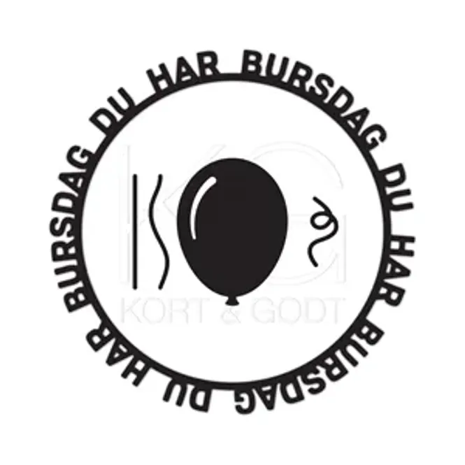 Hovedbilde Du har bursdag Fra Kort og Godt - Die 366