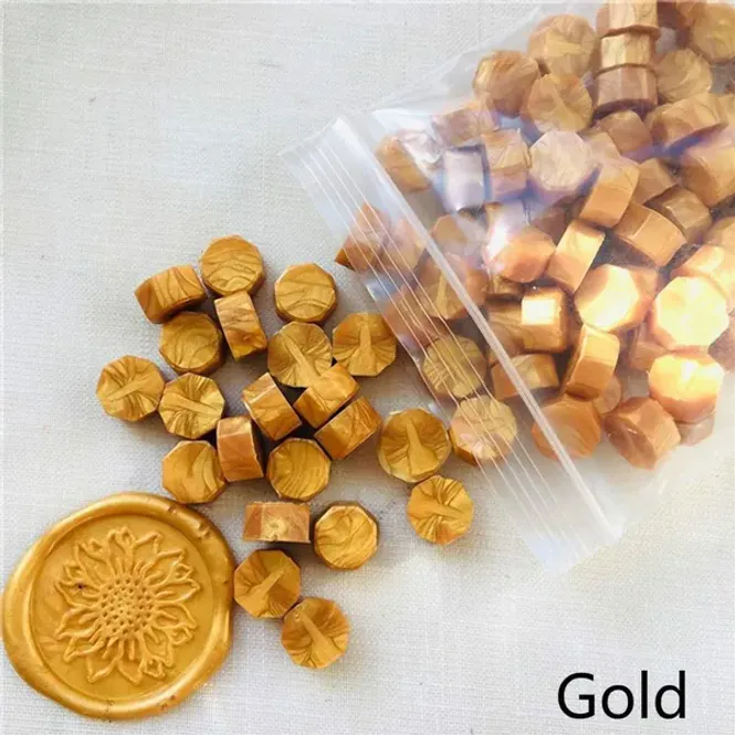 Hovedbilde voks til smelting farge gull 