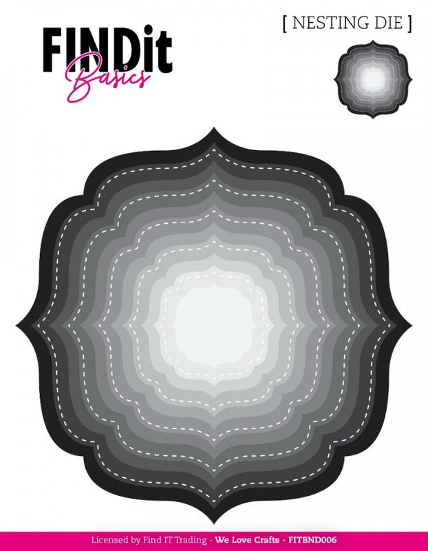 Find It Basics – Nesting Dies – Ornate Frame-nr 06