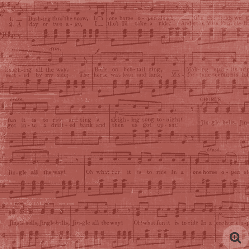 Reprint-Paperpack-Flings & Music -  blokk- 6x6 Inch