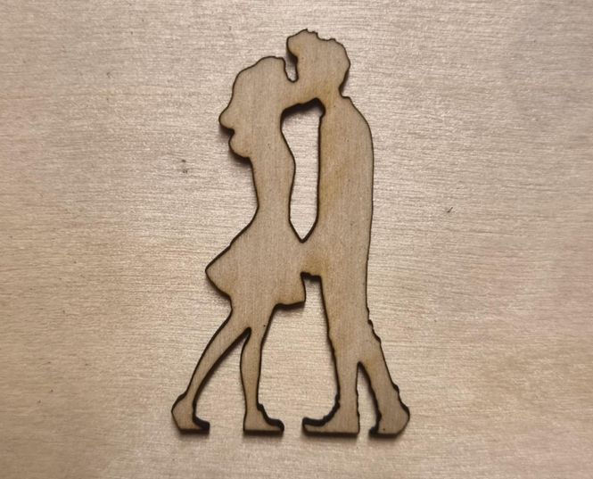 Hovedbilde Kjærestepar som kysser - Scrappehusets egen ...