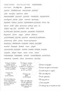 Hovedbilde Scrappehusets Egene Juletekster - Juletekst 1.