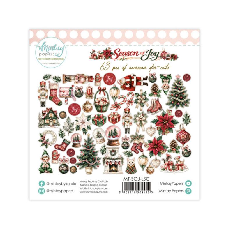Mintay- Season of Joy Die-Cuts 60 stk