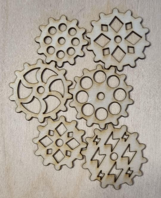 Hovedbilde Tannhjul som passer sammen - Scrappehusets egen ...