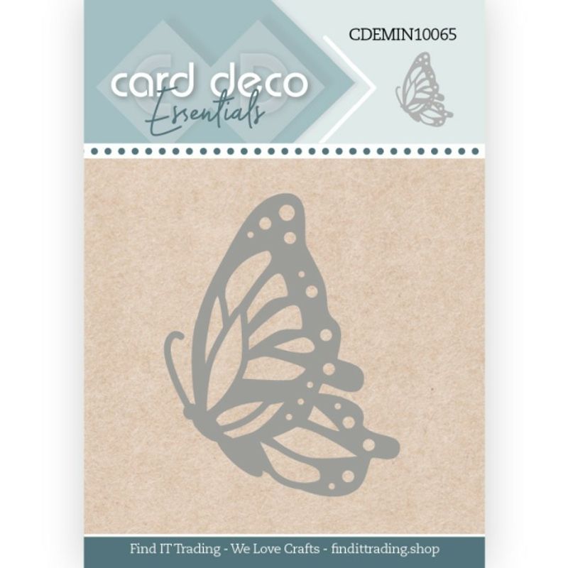 Card Deco Essentials Mini Dies  Butterfly-Sommerfugl Fra Siden -nr 65