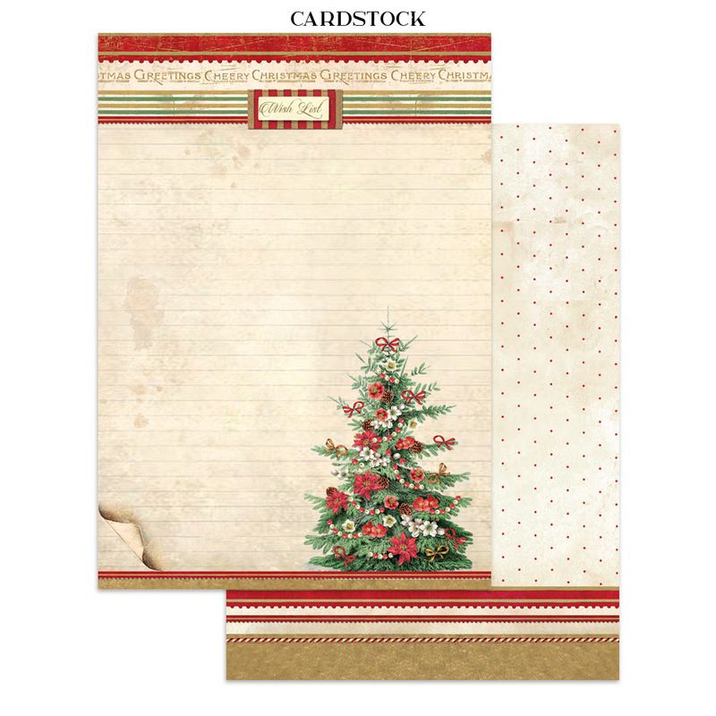 Stamperia Classic Christmas – Art Junk journal A4-bok