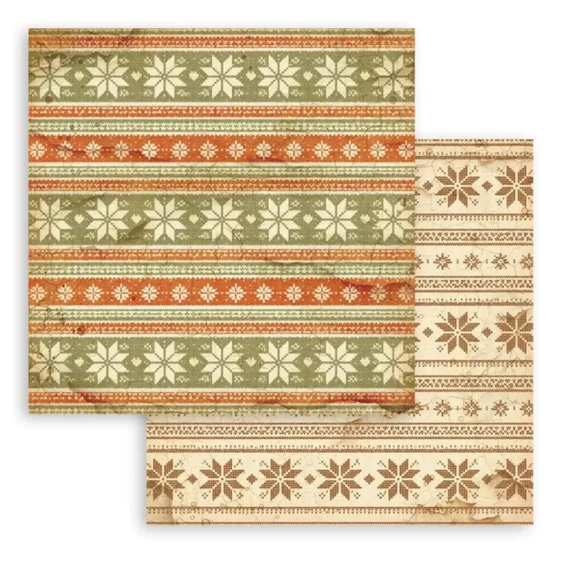Stamperia - Silent Night - Background Selection Paper Pad - 8 x 8