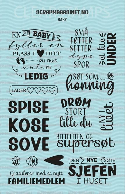 Hovedbilde Scrapmagasinet- Sempelplate- Baby