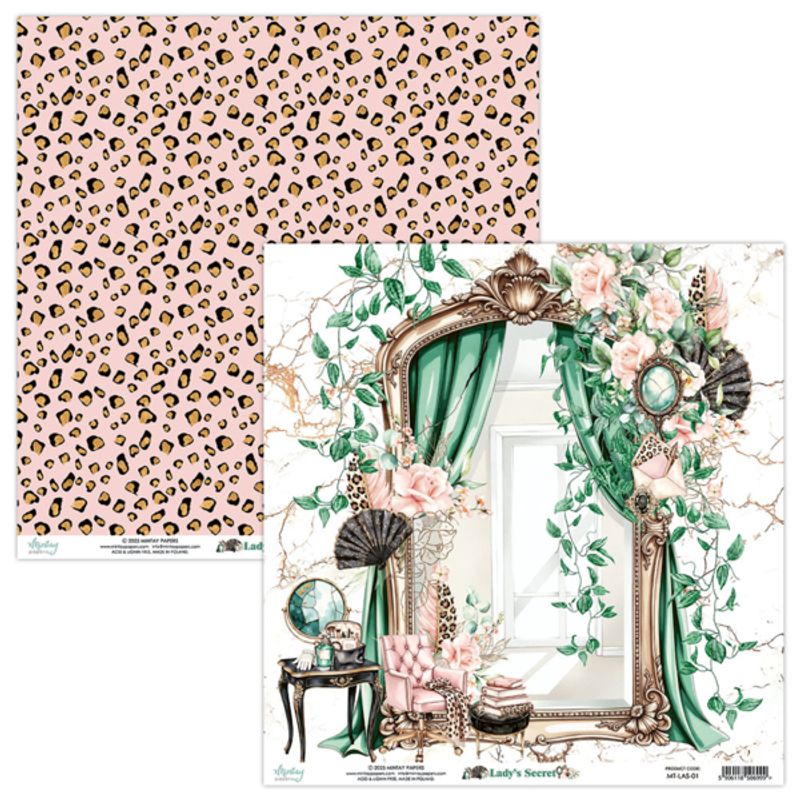 Mintay Papers - Lady's Secret - Paper Pad - 8 x 8