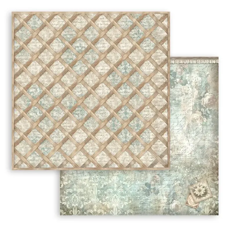 Stamperia - White Christmas - Background Selection - Paper Pad 10 doble ark - 12 x 12