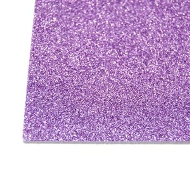 Hovedbilde Kort og Godt-Mosegummi Glitter Lilla A4-Fo214