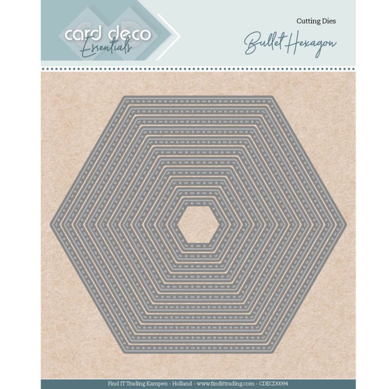 Card Deco Essentials Dies Bullet Hexagon - nr 94