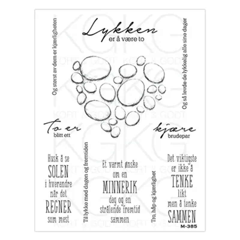 Lykken-Kort og godt- M385