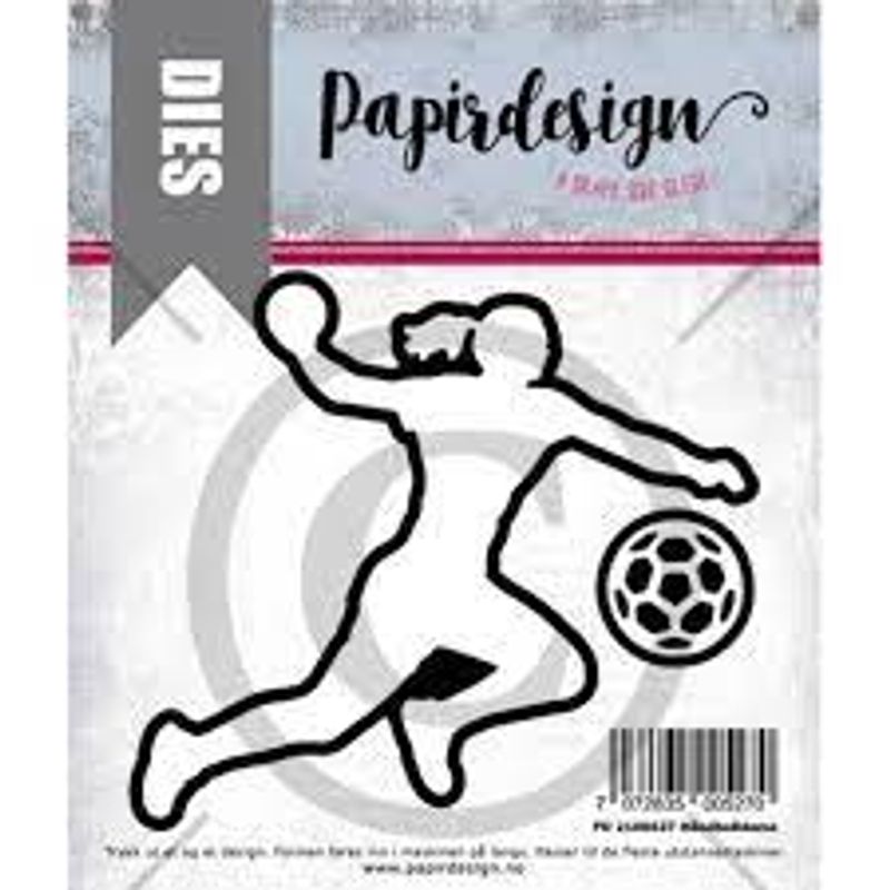 Håndballdame fra Papirdesign- PD2100527