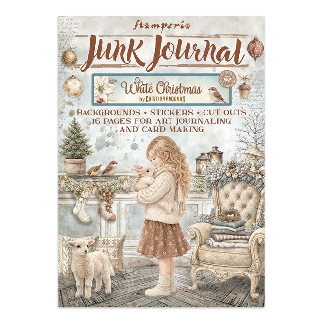 Hovedbilde Stamperia -White Christmas – Art Junk ...