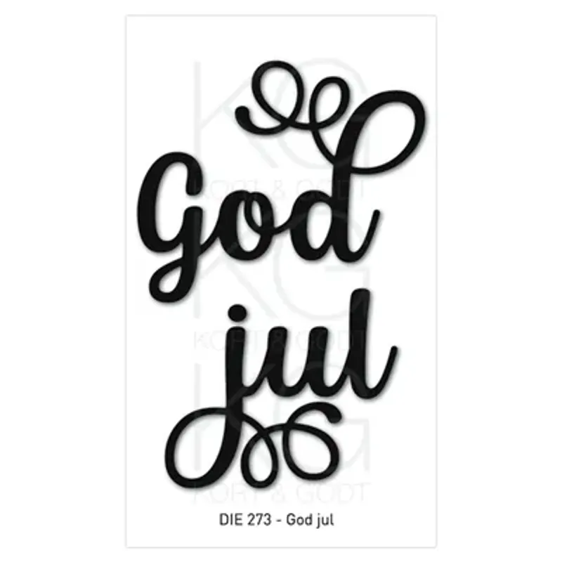 God Jul- die273 fra Kort og godt