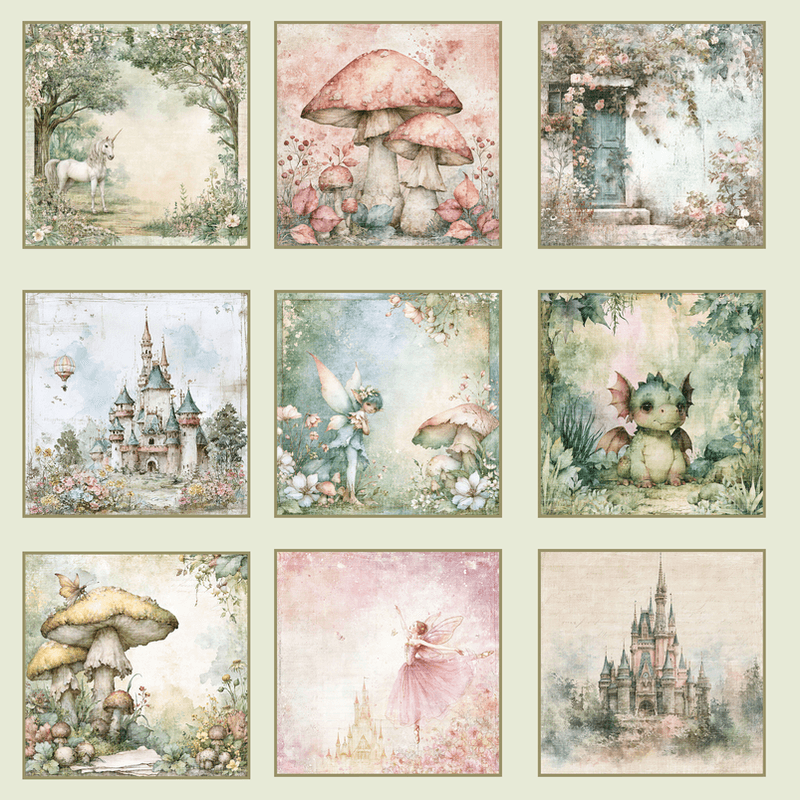 Reprint-Paperpack Reprint - Hidden Magic Collection Papir blokk- 12x12