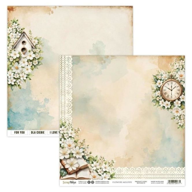 Hovedbilde ScrapBoys Flowers Melody-01 