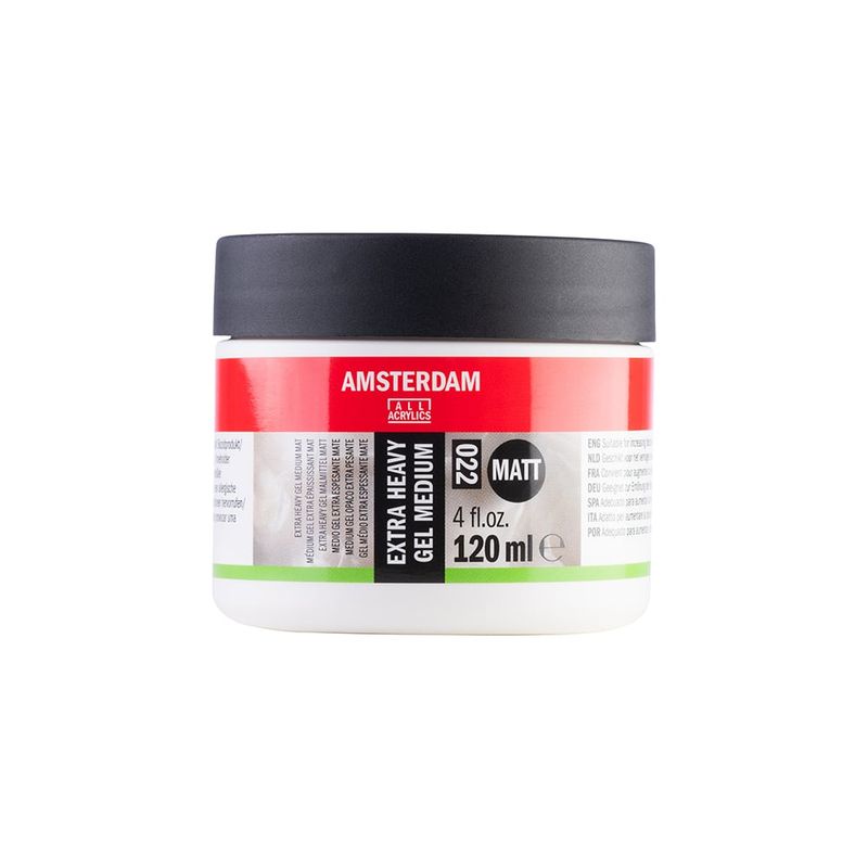 Amsterdam Medium 120ml - Extra Heavy Gel Medium Matt