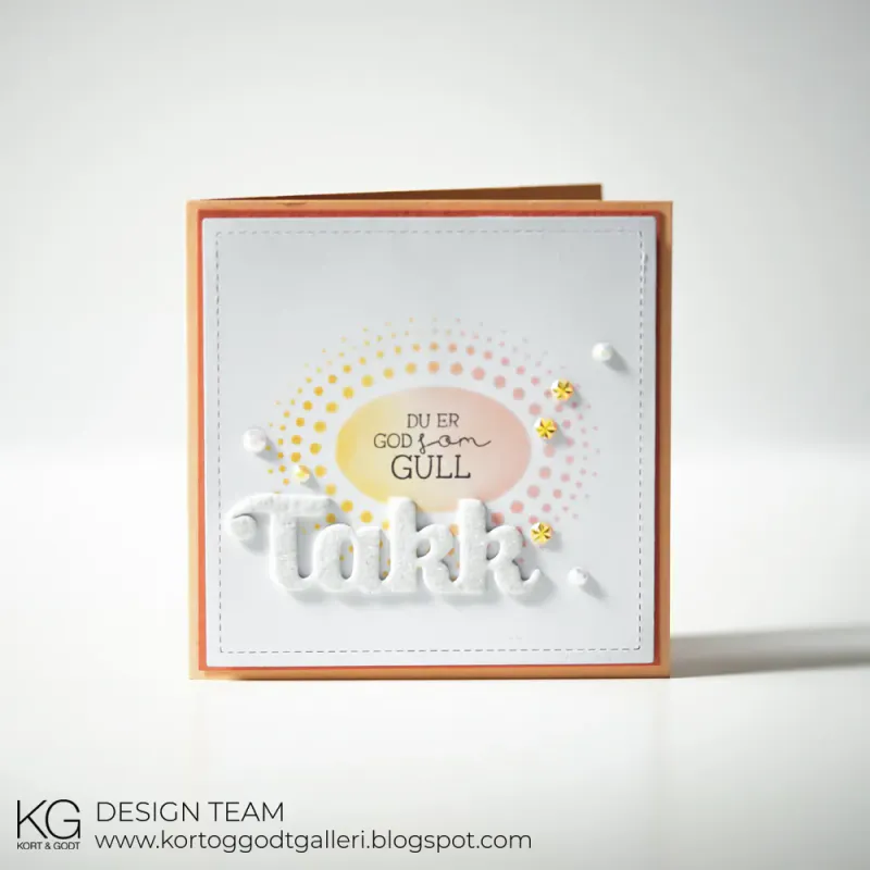 Venner-Clear stamp fra Kort og godt- M456