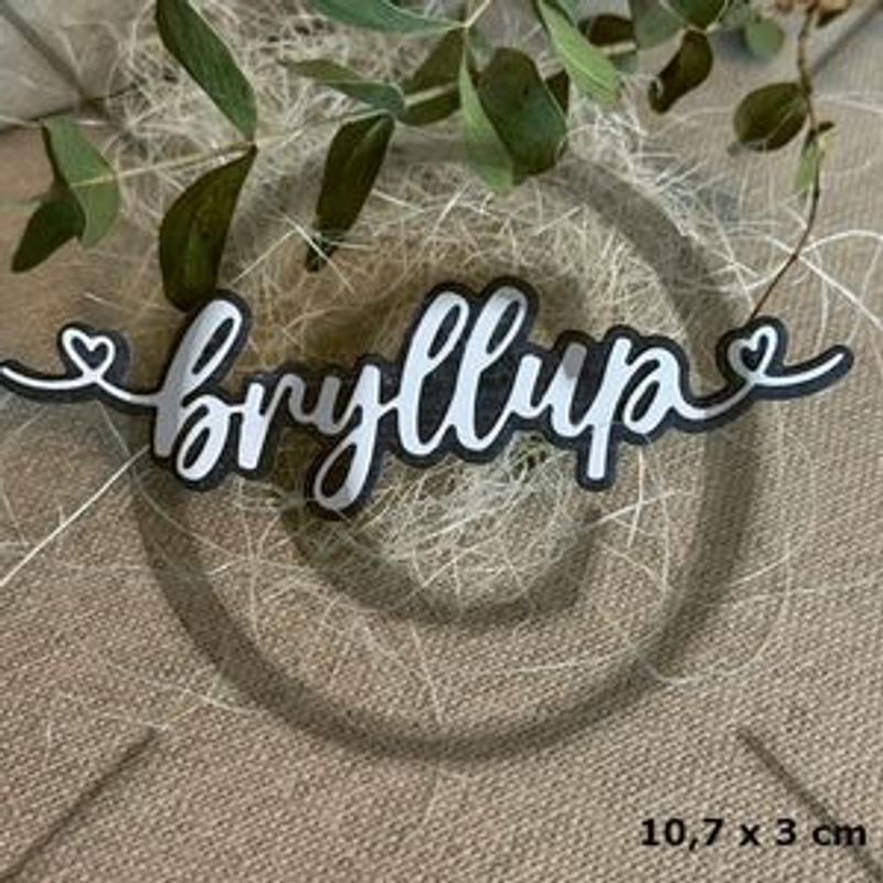 Bryllup 4- Dies fra papirdesign- PD1435