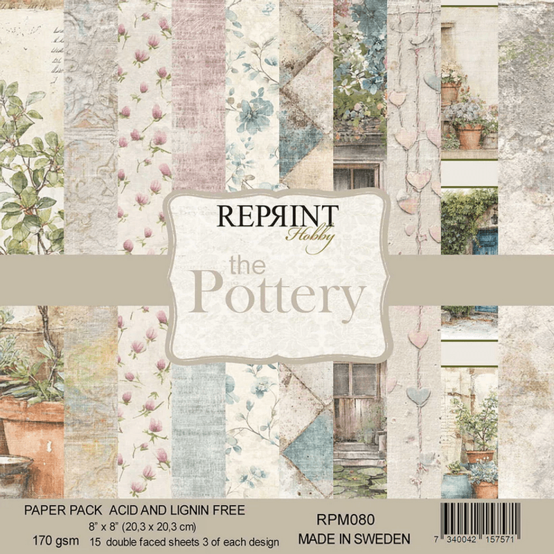 Reprint - The Pottery  - 6x6- blokk