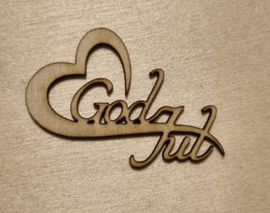 Hovedbilde God jul i hjerte - Scrappehusets egen trepynt - ...