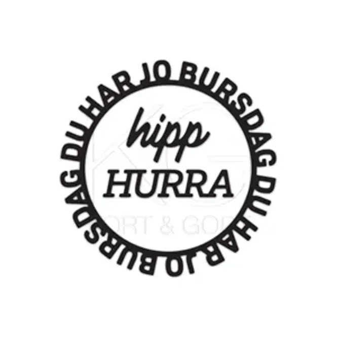 Hovedbilde Du har jo Bursdag fra Kort og Godt - Die358