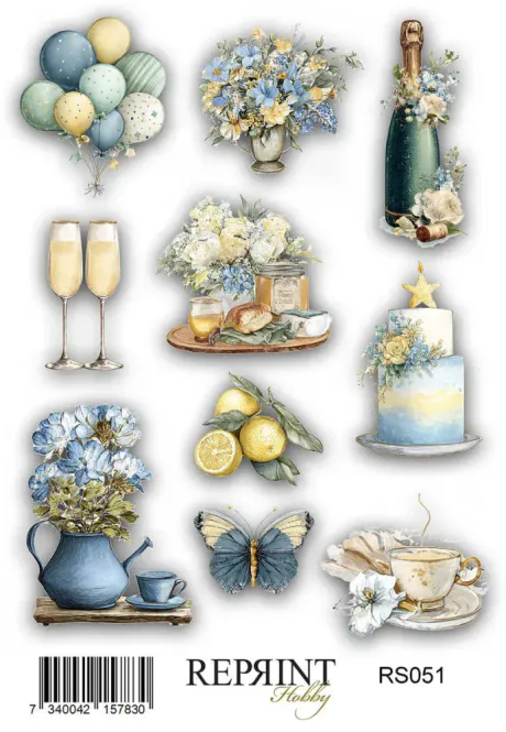Hovedbilde  Reprint -Stickers- Summer Meadow - 11x16 ...