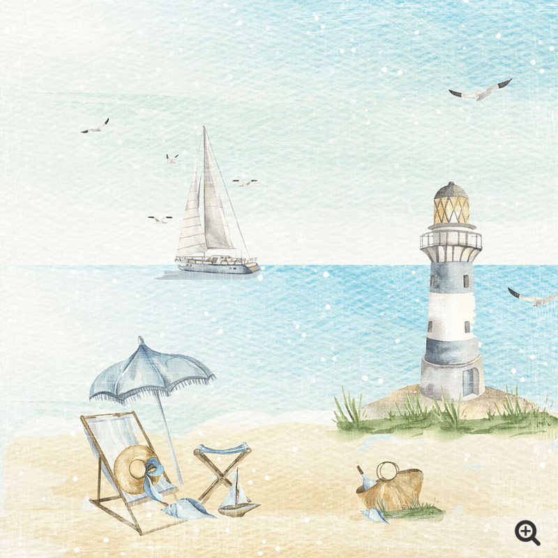 Reprint – Sea Side- 12×12 Blokk 