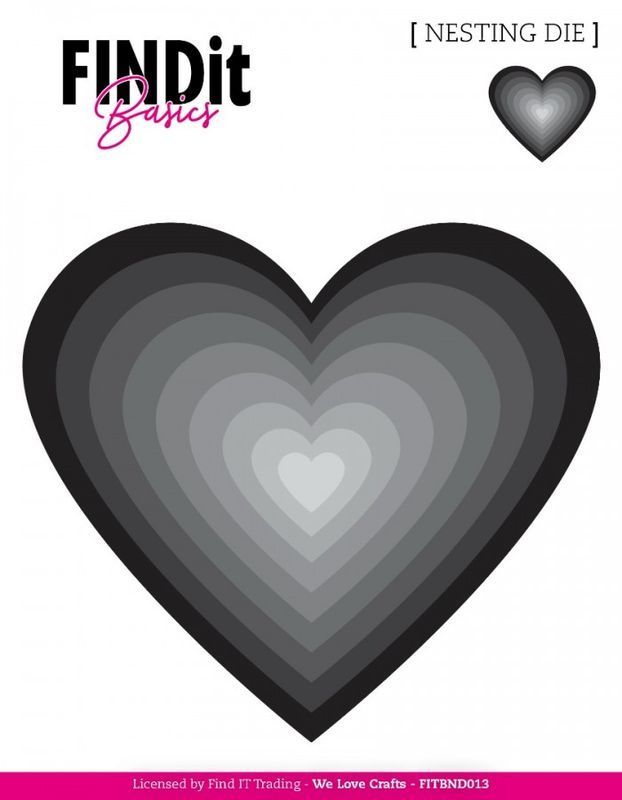 Find It Basics – Nesting Dies – Hearts 2-nr 13