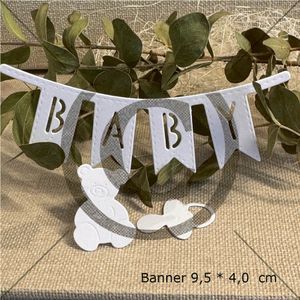 Hovedbilde  Sm&aring; babydies- Dies fra papirdesign- PD 1581