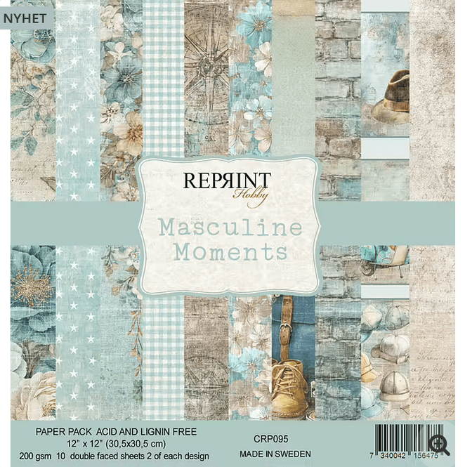 Hovedbilde Masculine Moments Collection - Blokk-12x12 ...