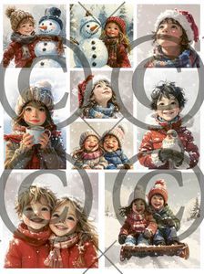 Hovedbilde Sn&oslash;lek bildeark fra Papirdesign - PD1540