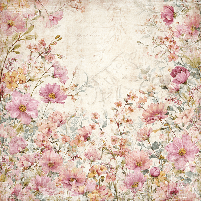 Hovedbilde Reprint -Hello Spring -Summer Meadow - 12x12 ...