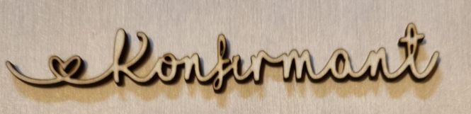 Hovedbilde Konfirmant - Scrappehusets egen trepynt - T110