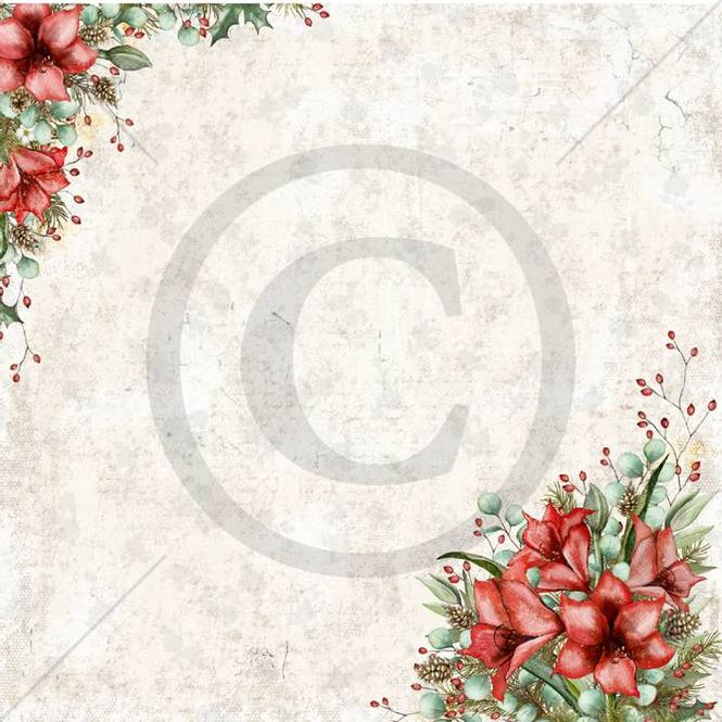 Hovedbilde Papirdesign-Det kimer nå til julefest-Bukett til ...